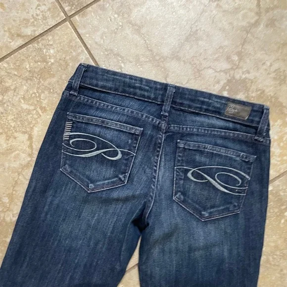 Paige Premium‎ Denim Bootcut Jeans Dark Wash Stretch Women's Size 27 - Picture 6 of 7